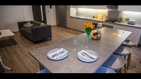 HOST studio accommodation kitchen