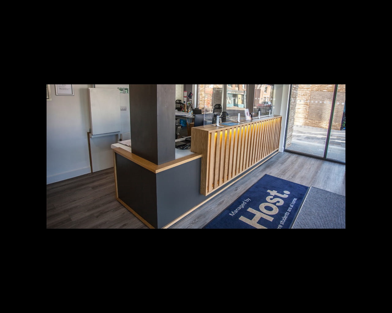 HOST studio accommodation reception