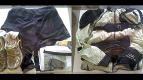 Photos of a running kit by Veronique Chance