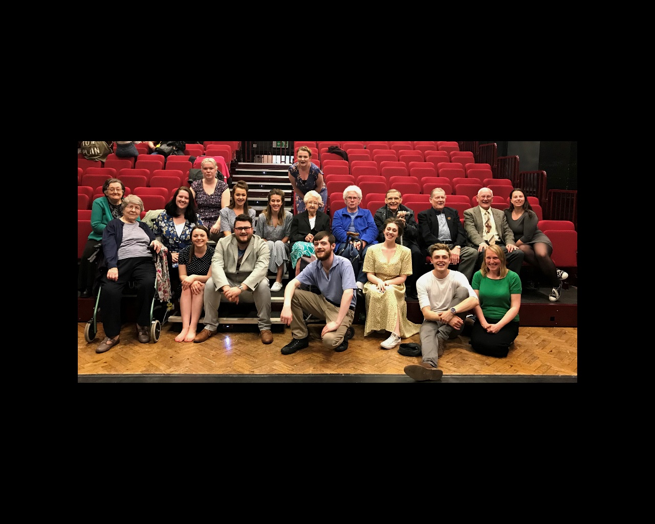 Anglia Ruskin Community Theatre Company with residents from School Court Sheltered Housing Unit