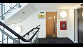 Stairwell, corridor and lift