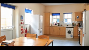 Kitchen with dining area