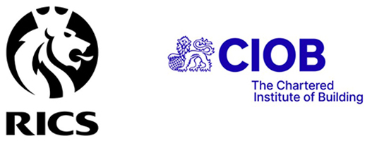 RICS and CIOB logos