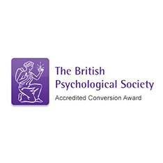 The British Psychological Society Accredited Conversion Award logo